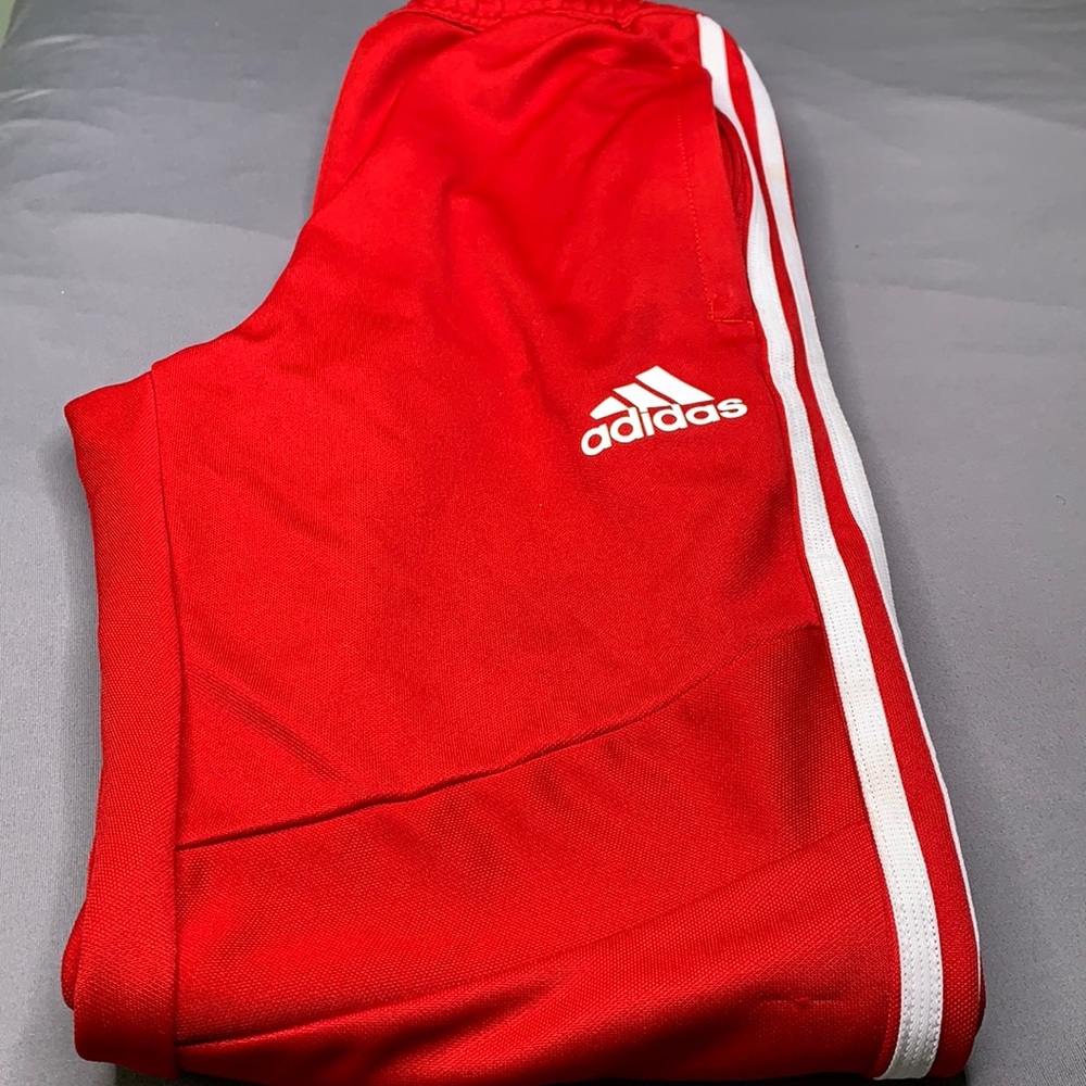 Red Adidas Track Pants